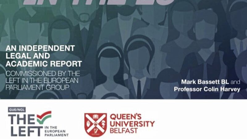 REPORT: Queen's University has been criticised for including its logo on a report in favour of a united Ireland