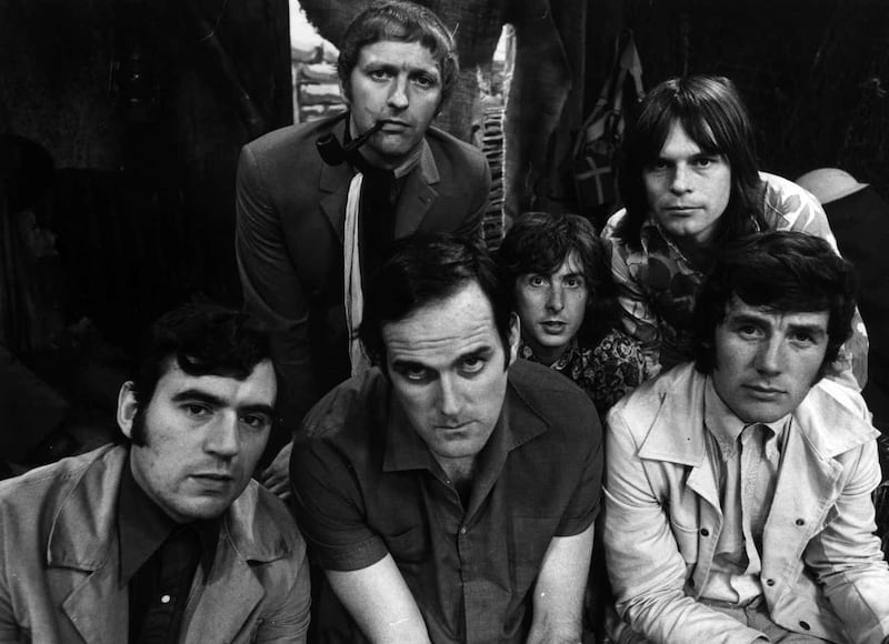 The Monty Python gang in their earlier years
