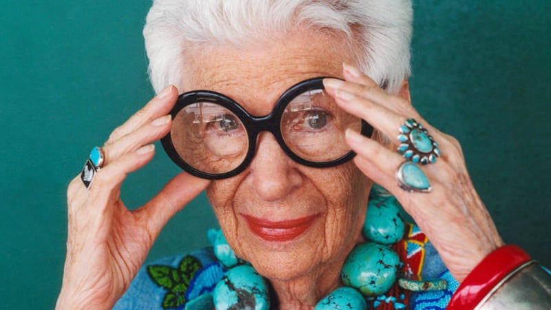 Iris Apfel is a 93-year-old New York fashion icon who is lauded as a taste maker and style maverick 
