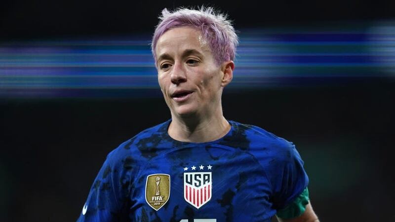 Megan Rapinoe is to play in a fourth World Cup (Nick Potts/PA)