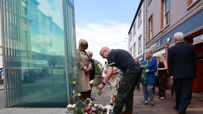 Families gathered this week to mark the 25th anniversary of the Omagh bombing (Liam McBurney/PA)