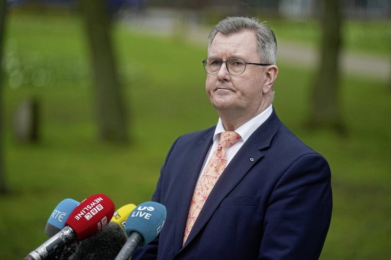 DUP leader Sir Jeffrey Donaldson. Picture by Brian Lawless/PA Wire 
