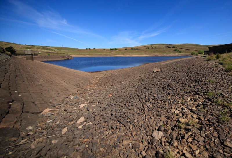 The effects of a dry May can be seen with reservoir levels (Danny Lawson/PA)