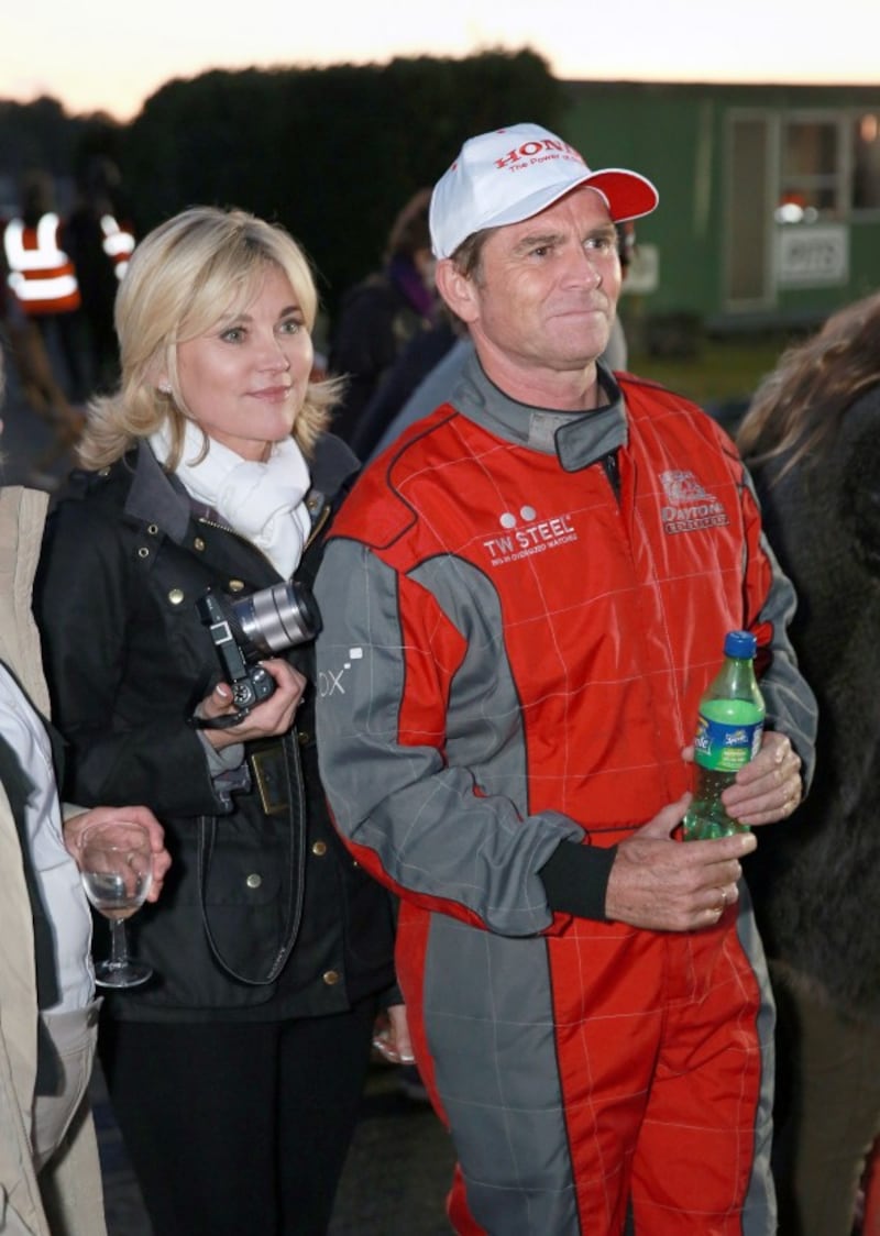 Anthea Turner and Grant Bovey in happier days (Matt Alexander/PA)
