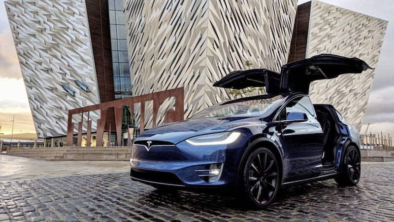 Tesla&#39;s new service centre in south Belfast is its first in Northern Ireland. 