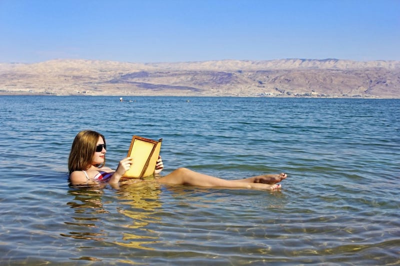 The Dead Sea is a must-see on any visit to the Holy Land - the salt content is so great that you can float on top of the water. 