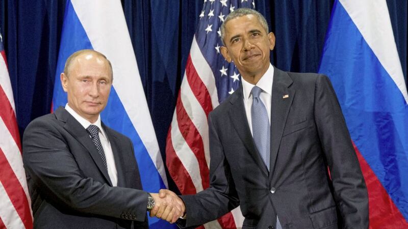&nbsp;Russian president President Vladimir Putin and US president Barack Obama