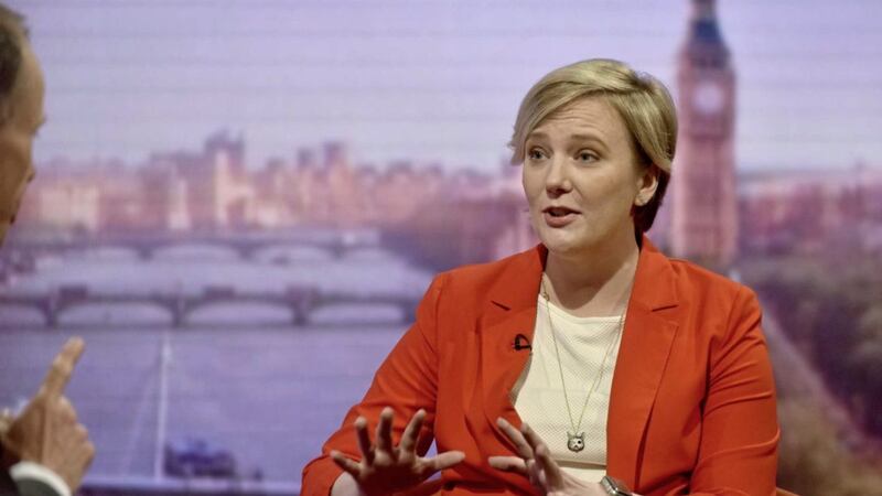 Labour backbencher Stella Creasy appearing on the BBC1 current affairs programme, The Andrew Marr Show. Picture by Jeff Overs, BBC, Press Association 