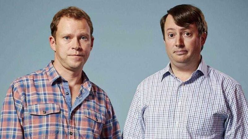 Jeremy (Robert Webb) and Mark (David Mitchell) are back in the new series of Peep Show 
