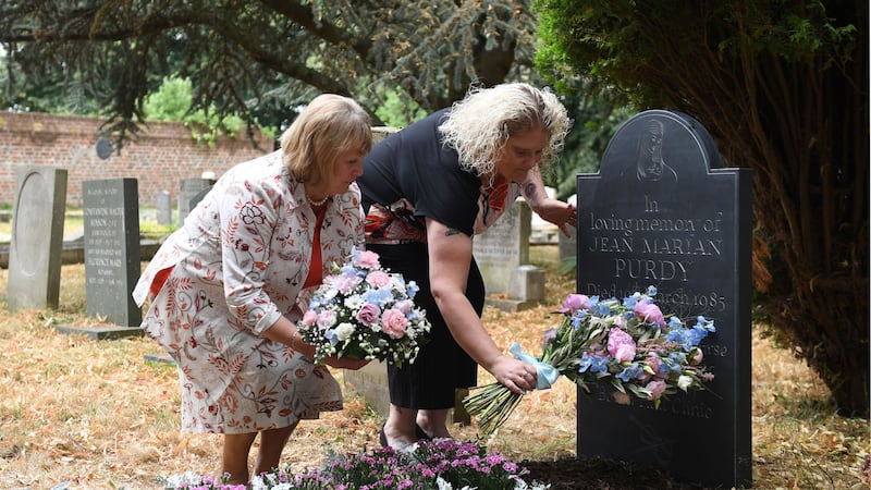 Louise Brown placed flowers at Jean Purdy’s memorial, and said she deserved as much recognition as Patrick Steptoe and Robert Edwards.
