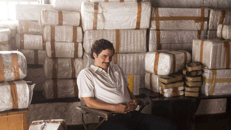 Wagner Moura stars as Pablo Escobar in the new Netflix series Narcos 