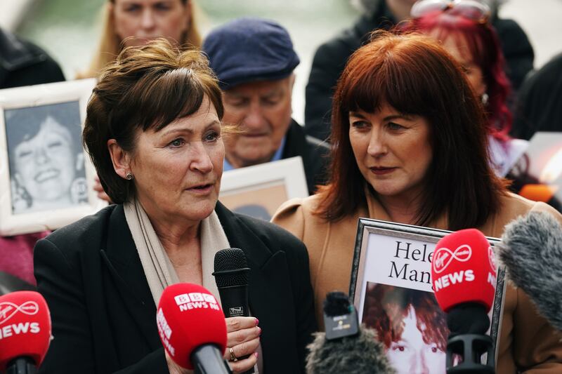 Susan Behan, left, said justice had been served