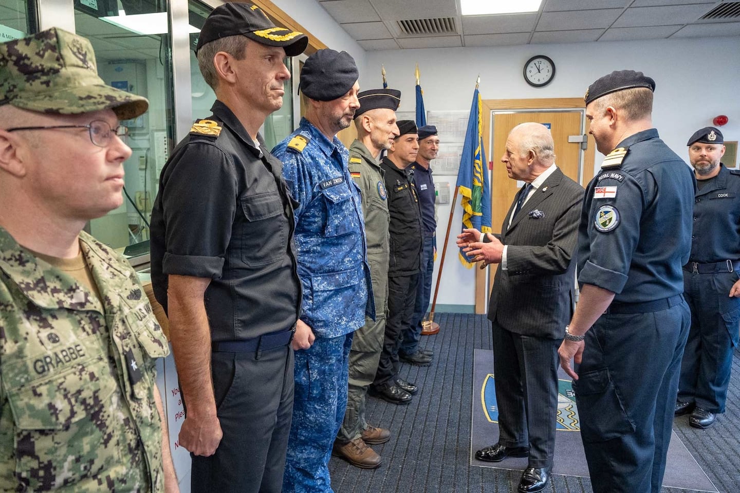 Operational Headquarters King visits top UK operational military headquarters – The Irish News