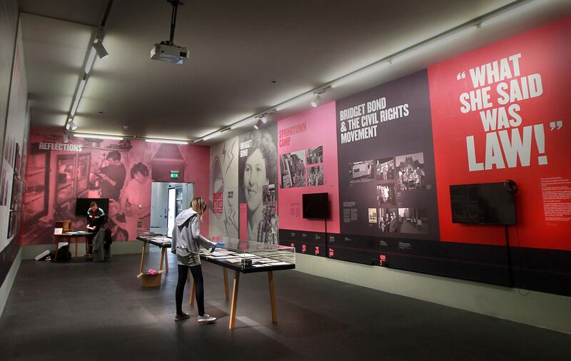 A special collection of artefacts highlighting events of the civil rights era are being exhibited at the Nerve Visual Gallery at Ebrington, Derry. Picture by Margaret McLaughlin&nbsp;