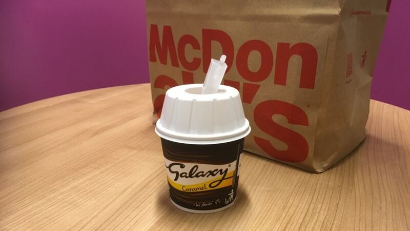 The question on everybody’s lips: will the McFlurry have maintained its structure?