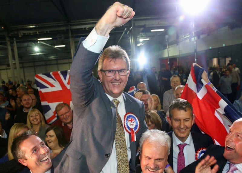<span style="font-family: Arial, sans-serif; ">Jeffery Donaldson of the DUP elected MP for Lagan Valley. Picture from Mal McCann.</span>