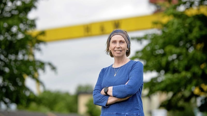 Linda Ervine founder of Turas, an Irish language project, who has been awarded an MBE for services to the community in east Belfast. Picture by Mark Marlow/PA Wire 