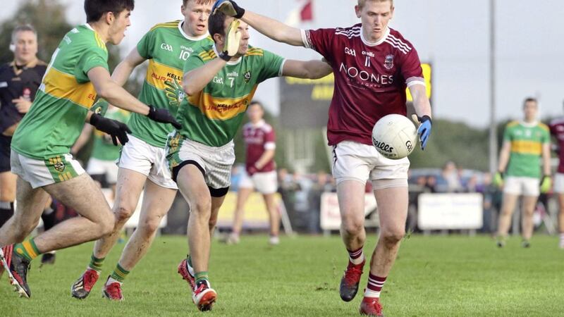 Christopher &#39;Sammy&#39; Bradley has been in fine form for Slaughtneil of late. Picture by Margaret McLaughlin 