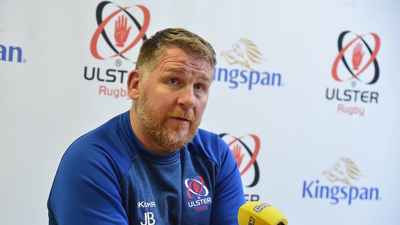 Ulster defence coach Jonny Bell sys that Ulster are expecting a big challenge against Glasgow Warriors this weekend. Picture by Pacemaker Press