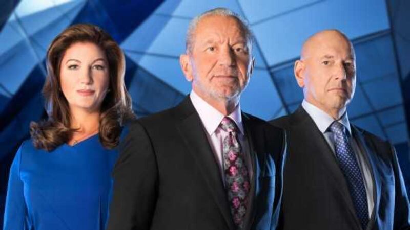 Lord Alan Sugar with Baroness Brady and Claude Littner&nbsp;