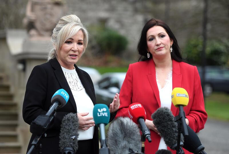 First Minister Michelle O’Neill (left) and deputy First Minister Emma Little-Pengelly have welcomed the project