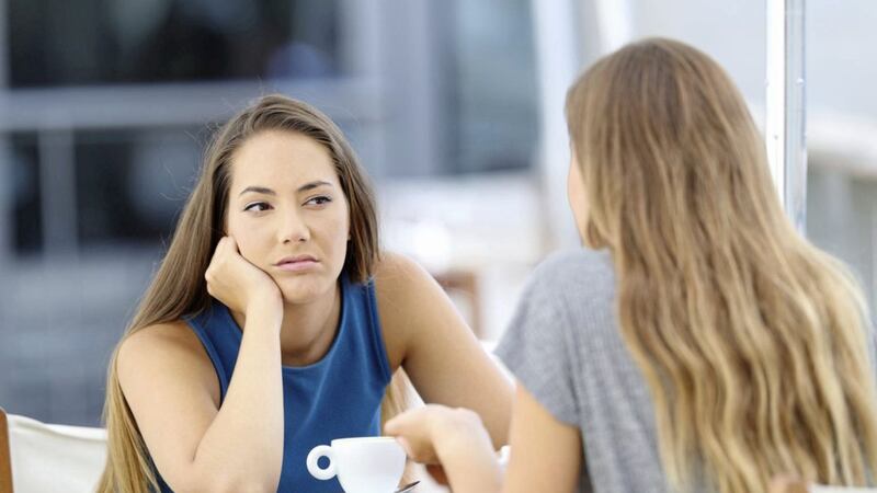 It is possible your friend doesn&#39;t realise she is upsetting you by talking about her husband 