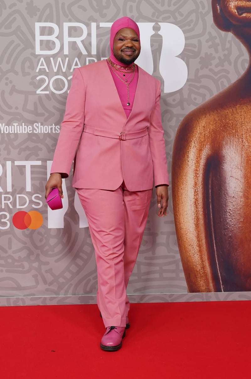 MNEK attending the Brit Awards 2023 at the O2 Arena, London
