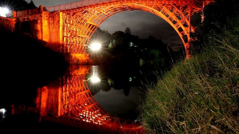 The Iron Bridge was built over the River Severn in 1779 but campaigners fear toxic chemicals are now passing under it (Nick Potts/PA)