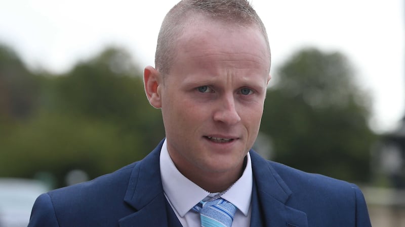 Loyalist flag protester and blogger Jamie Bryson 