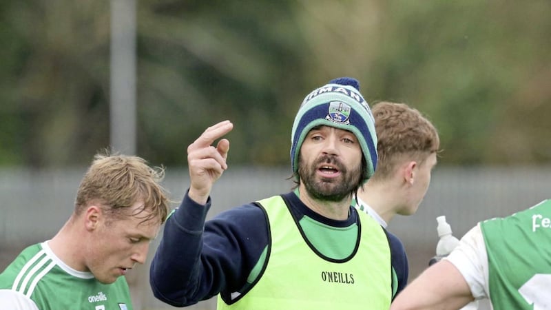 Former Fermanagh boss Ryan McMenamin has joined Mickey Graham&#39;s Cavan backroom team for the 2022 campaign. Picture by Margaret McLaughlin 