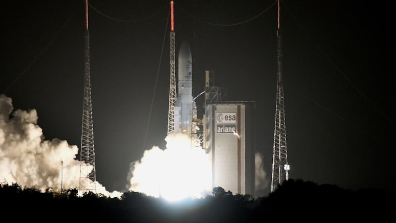 BepiColombo was blasted into space from the European space port at Kourou, French Guiana, at about 2.45am UK time on Saturday.
