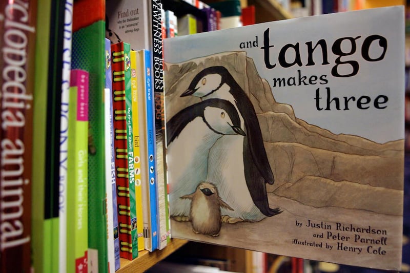 A copy of the book And Tango Makes Three