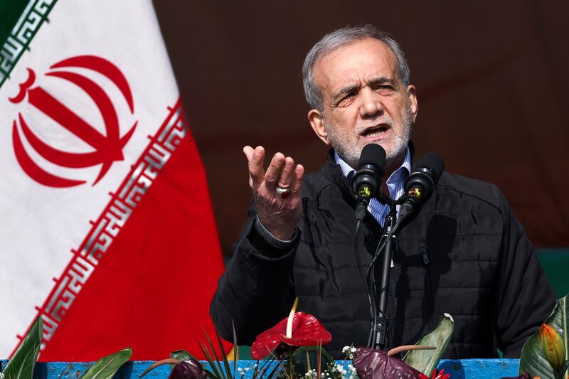 Masoud Pezeshkian (Iranian Presidency Office/AP)