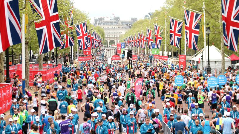 Participants had reduced blood pressure and aortic stiffness after training and completing the race, London researchers found.