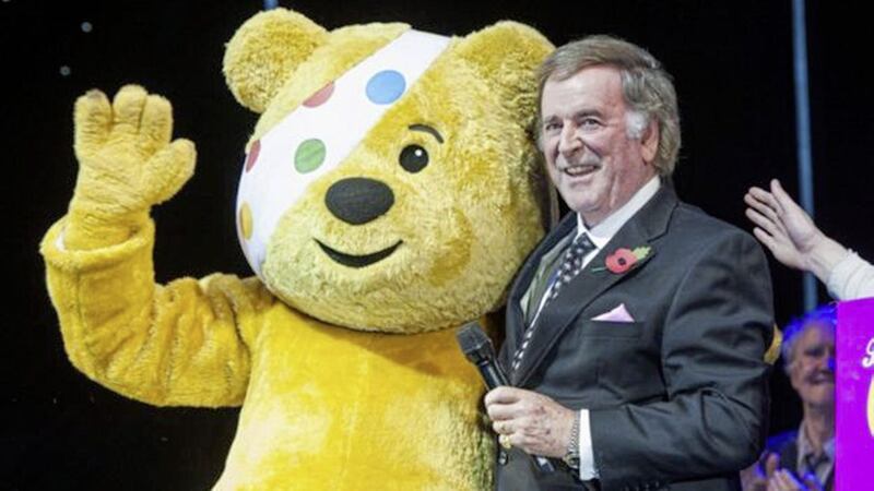 Children in Need began with a special tribute to former presenter Terry Wogan, in the first show since his death. Picture by PA 