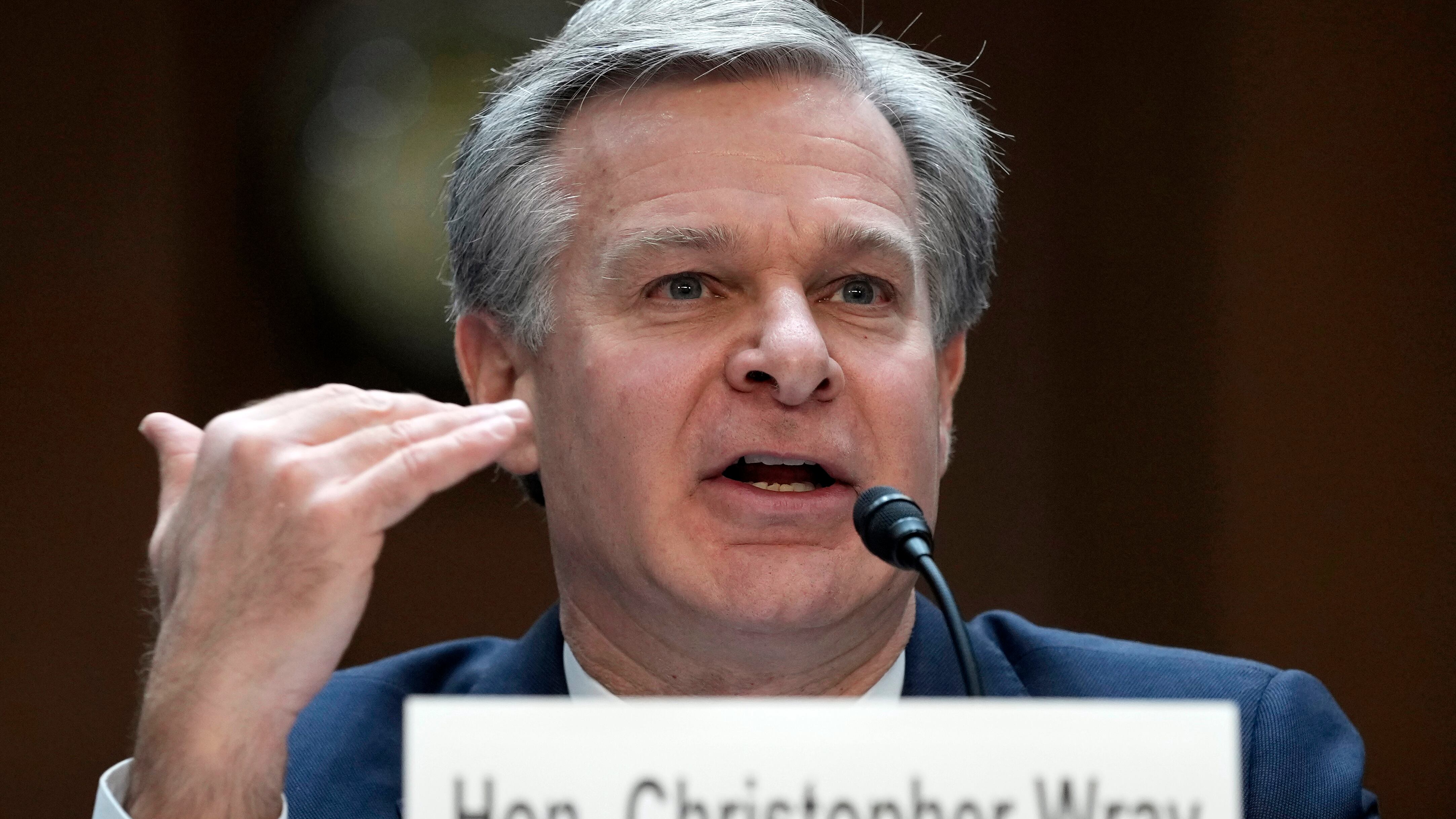 FBI director Christopher Wray (Susan Walsh/AP)