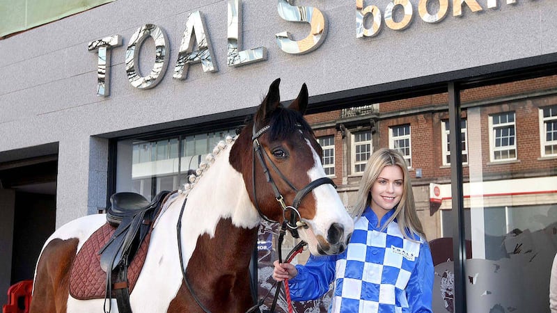 Toals Bookmakers, represented here by model and rider Jayne Higgins, invested heavily in opening the UK&#39;s biggest betting office in March ahead of the Cheltenham Festival 