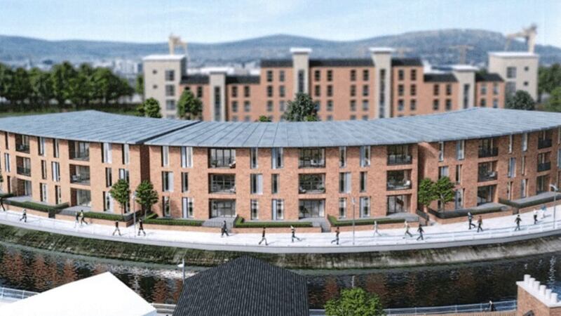 Plans have been submitted for a new 45 apartment development in east Belfast, close to the childhood home of CS Lewis. Picture: Future Belfast 