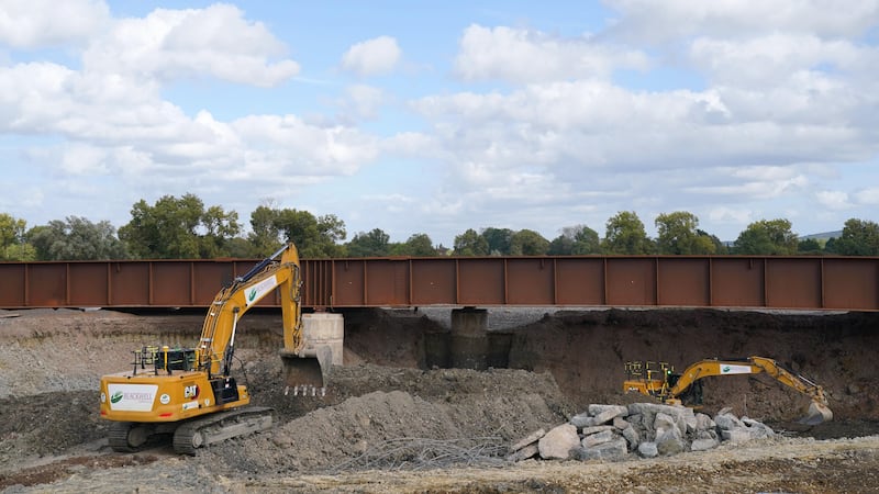 HS2 contractors carry out excavation work (Jonathan Brady/PA)