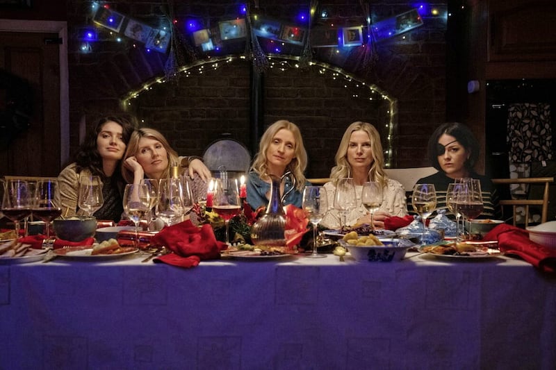 Eve Hewson, Sharon Horgan, Anne-Marie Duff, Eva Birthistle and Sarah Greene star as siblings in Bad Sisters. The dark comedy thriller is set between Dublin and London. 