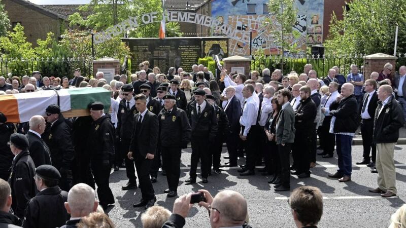 The funeral of Alex Murphy took place in Belfast today. Picture by Colm Lenaghan/Pacemaker