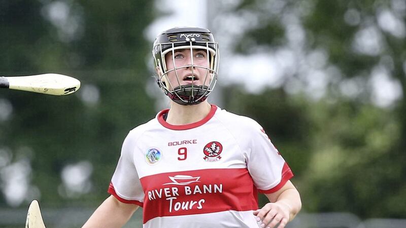 Megan Kerr put in a another great performance for Derry in their win over Wexford Picture: Margaret McLaughlin. 