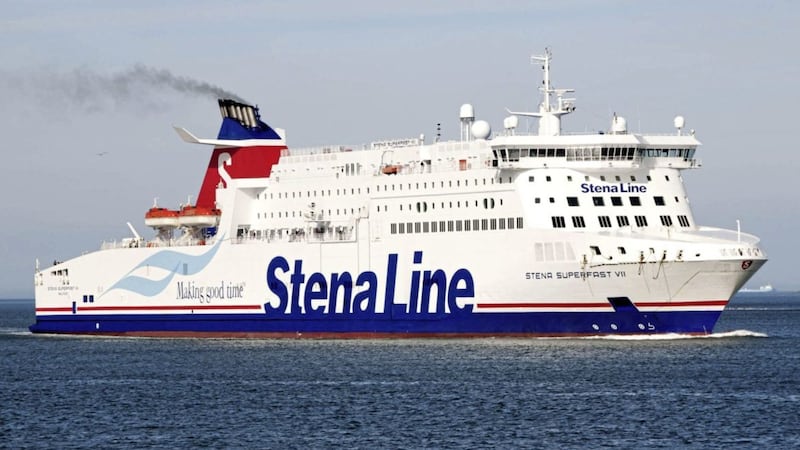 The ferry involved was Stena Superfast VII, which operates between Northern Ireland and Scotland  