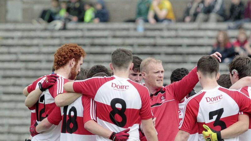 Derry have won two Ulster minor titles under manager Damian McErlaine 
