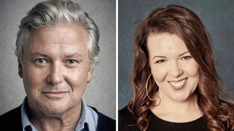 Conleth Hill and Lisa McGee 