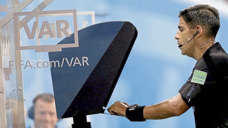 Referees are turning to VAR in soccer far too often. 