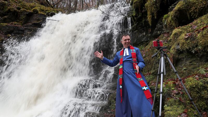 Rev Neil Glover, of Aberfeldy Church in Perthshire, has reached audiences across the world with his online services.