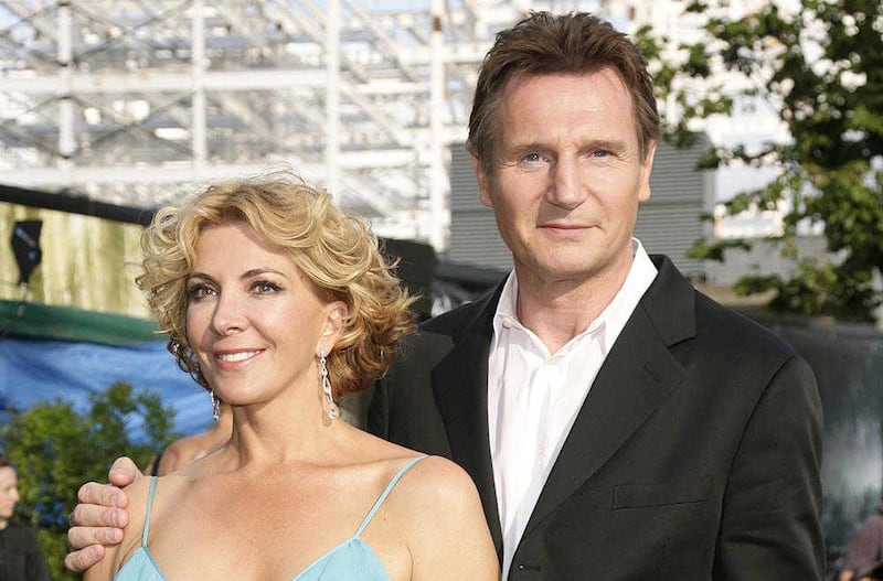 Liam Neeson and his wife, Natasha Richardson, who died in 2009. Picture by Yui Mok/PA Wire 