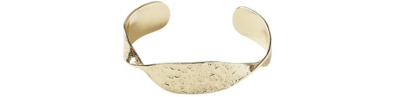 Sculptural Twist Loop Cuff Bangle, &pound;55, available from Oliver Bonas&nbsp;