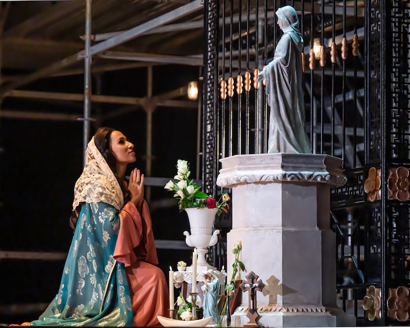 Svetlana Kasyan as Tosca in NI Opera's production at Belfast's Grand Opera House Picture by Neil Harrison